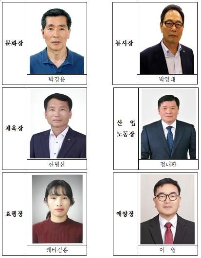 제30회 남원시민의 장 6개 부문 확정