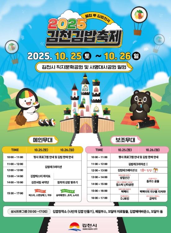 '2025 김천김밥축제' 지난해와 뭐가 달라졌나?