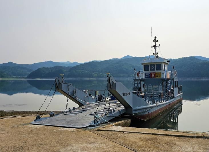 안동호 차량도선 운항 재개