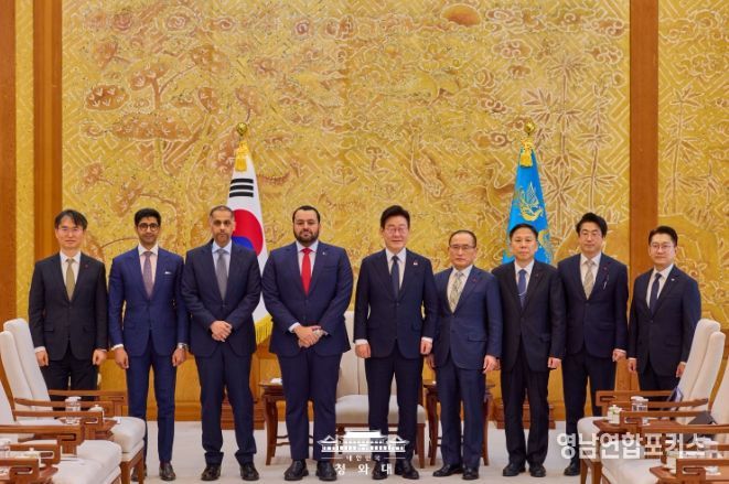 '알-쿨라이피' 카타르 국왕 특사 접견(청와대)