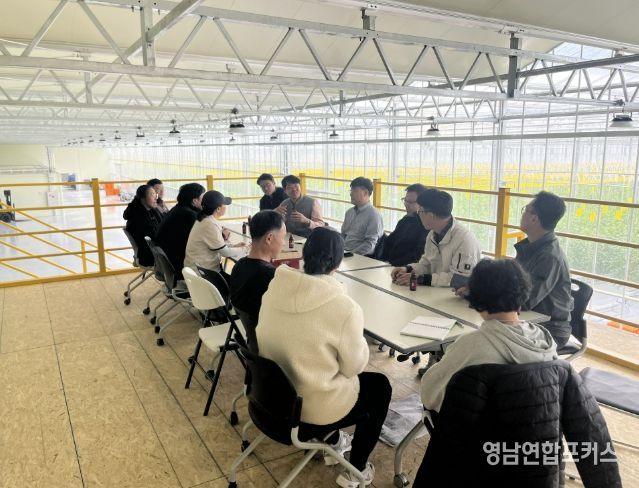 봉화군, 임대형 스마트팜 생산 토마토 유통협의 간담회 가져