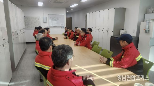 박시홍 봉화군수 권한대행, 산불대응센터 현장 방문