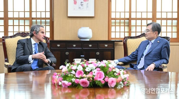 외교장관-IAEA 사무총장 면담